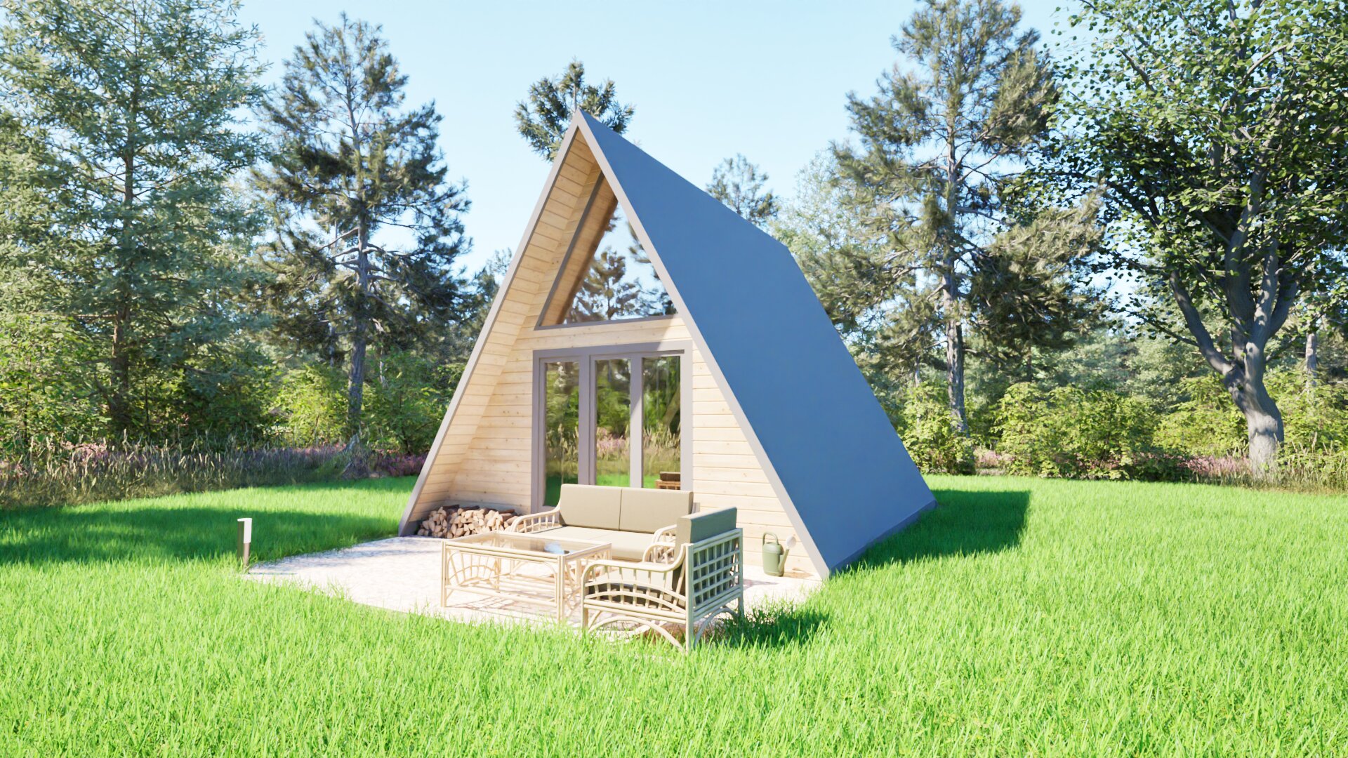 Model 35m² Comfort – widok z zewnątrz